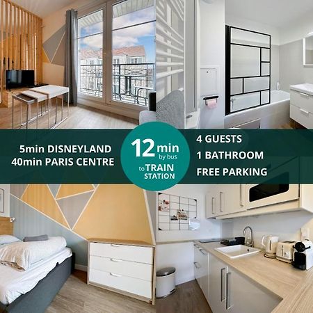 Le Delta Bailly - Appartement Pour 4 Personnes Disneyland Paris Extérieur photo